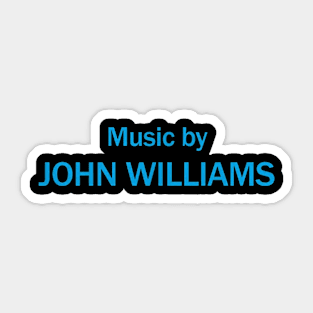 Music by John Williams Sticker